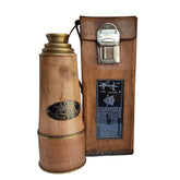 Copy of special Engraved Nautical Pirate Spyglass handheld Brass marine Antique Telescope with wooden gift box